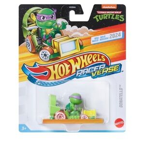 Hot Wheels Racer Verse Diecast Car - Donatello Teenage Mutant Ninja Turtles NEW